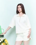 Smocked Elastic Waist Lounge Shorts